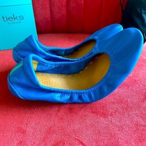 Cobalt Blue Tieks w/ box and bag